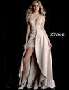 Jovani Strapless Long Prom Dress 66042 - The Dress Outlet