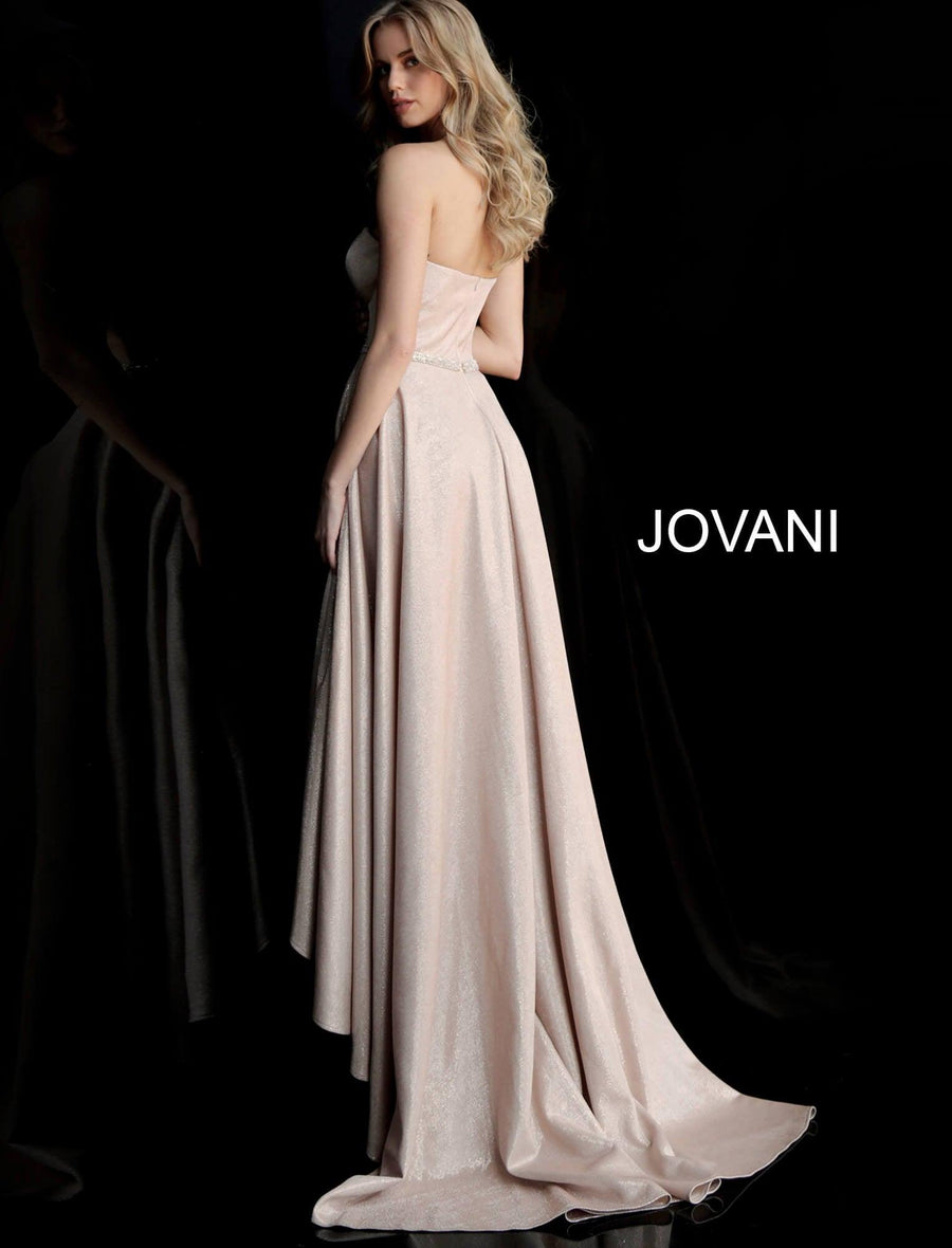 Jovani Strapless Long Prom Dress 66042 - The Dress Outlet