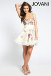 Jovani Strapless Short Prom Dress 92627 - The Dress Outlet