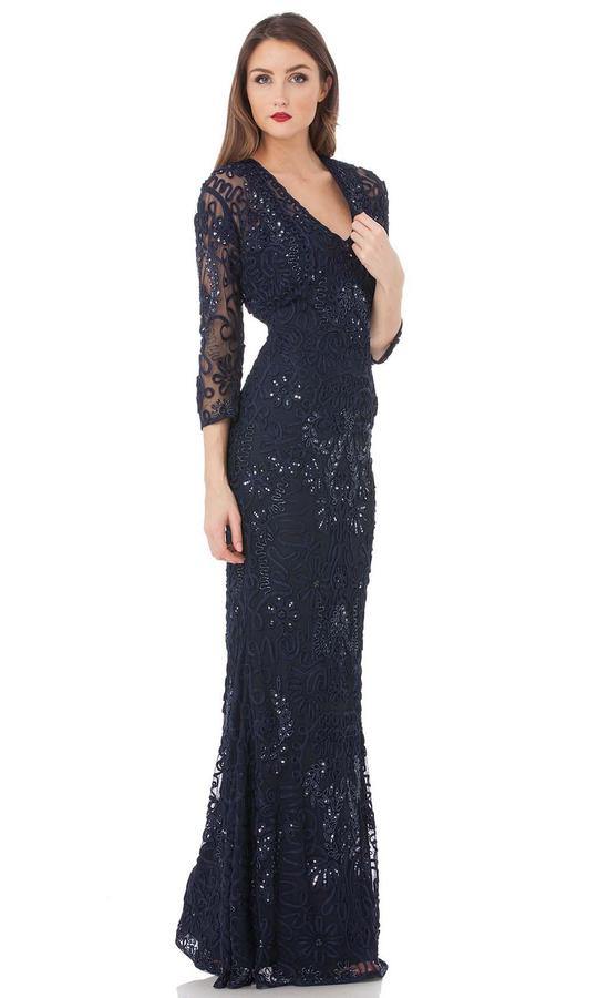 JS Collections Long Formal Evening Dress 866348 - The Dress Outlet