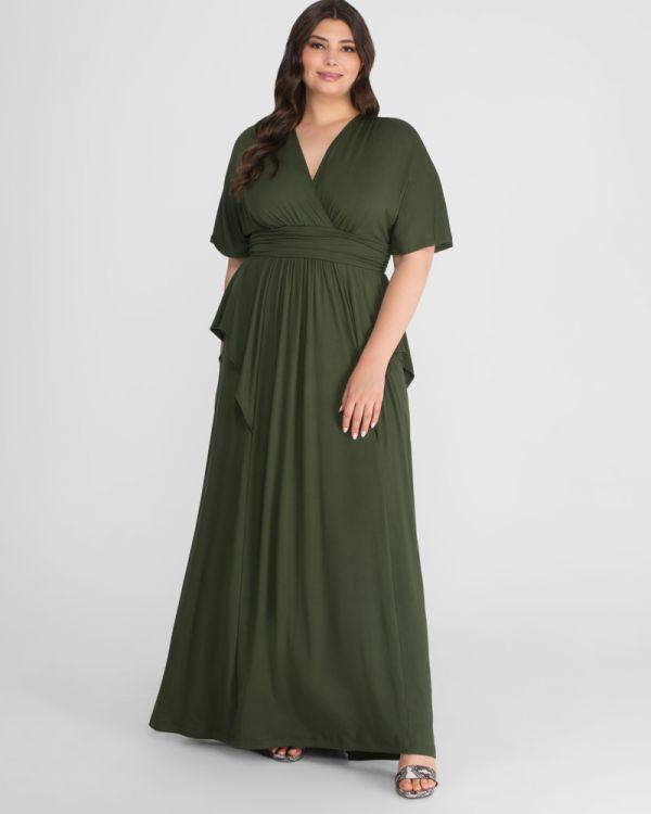 Kiyonna Formal Long Maxi Dress - The Dress Outlet