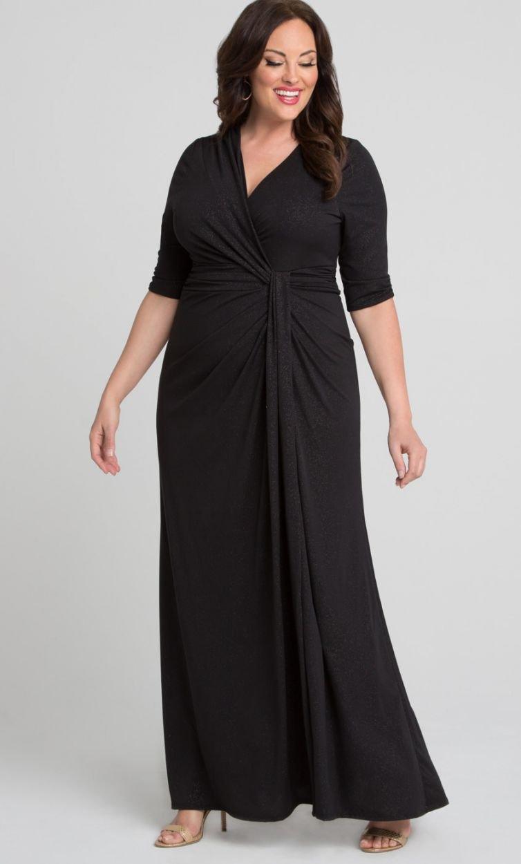 Kiyonna Long Formal Dress Plus Size - The Dress Outlet Kiyonna