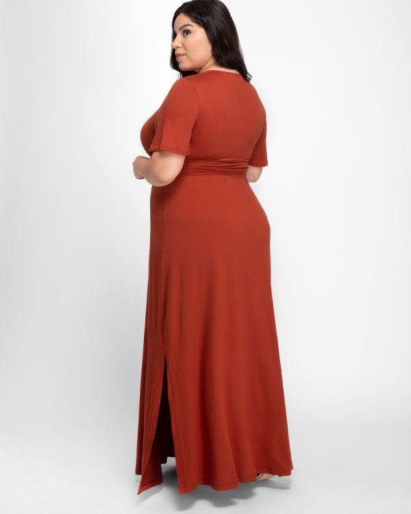 Kiyonna Long Formal Maxi Dress - The Dress Outlet