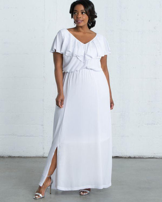 Kiyonna Long Formal Plus Size Dress - The Dress Outlet