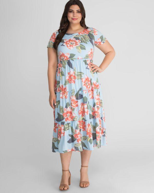 Kiyonna Plus Size Formal Dress - The Dress Outlet