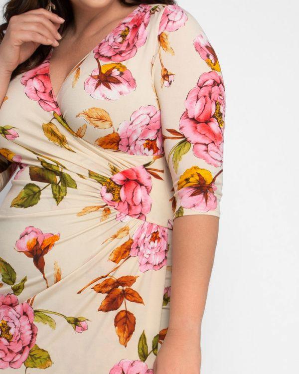 Kiyonna Short Cinch Dress Cocktail - The Dress Outlet