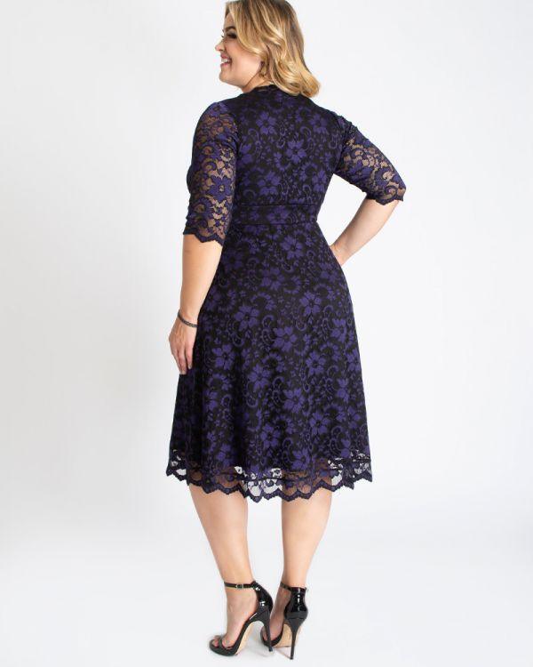 Kiyonna Short Formal Plus Size Dress - The Dress Outlet