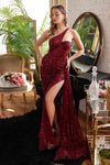فستان LaDivine KV1071 بكتف واحد للحفلات الراقصة