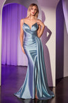Prom Dresses Formal Long Prom Mermaid Dress Dusty Blue