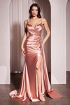 Prom Dresses Formal Long Prom Mermaid Dress Rose Gold
