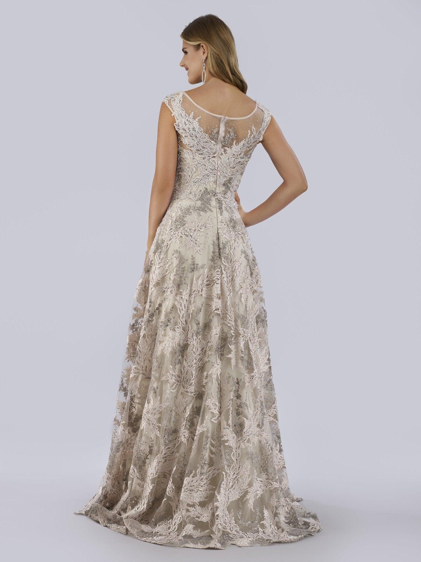 Lara Dresses Cap Sleeeve Long Prom Dress 29766 - The Dress Outlet