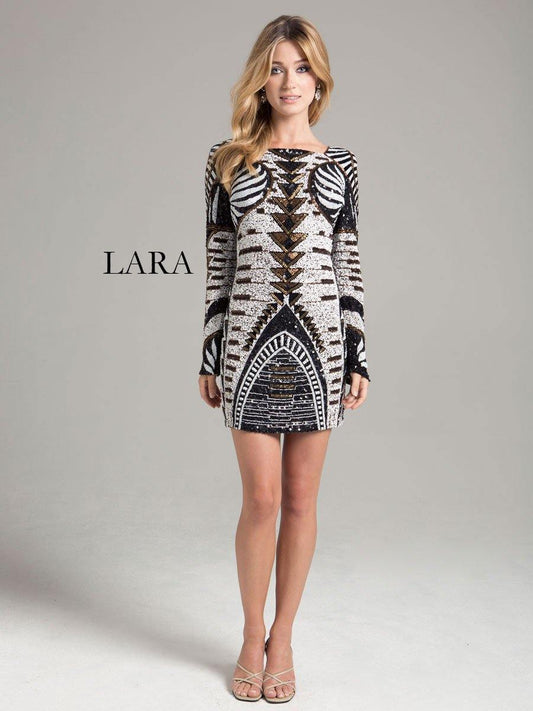 Lara Dresses Short Fitted Dress 32986 - The Dress Outlet