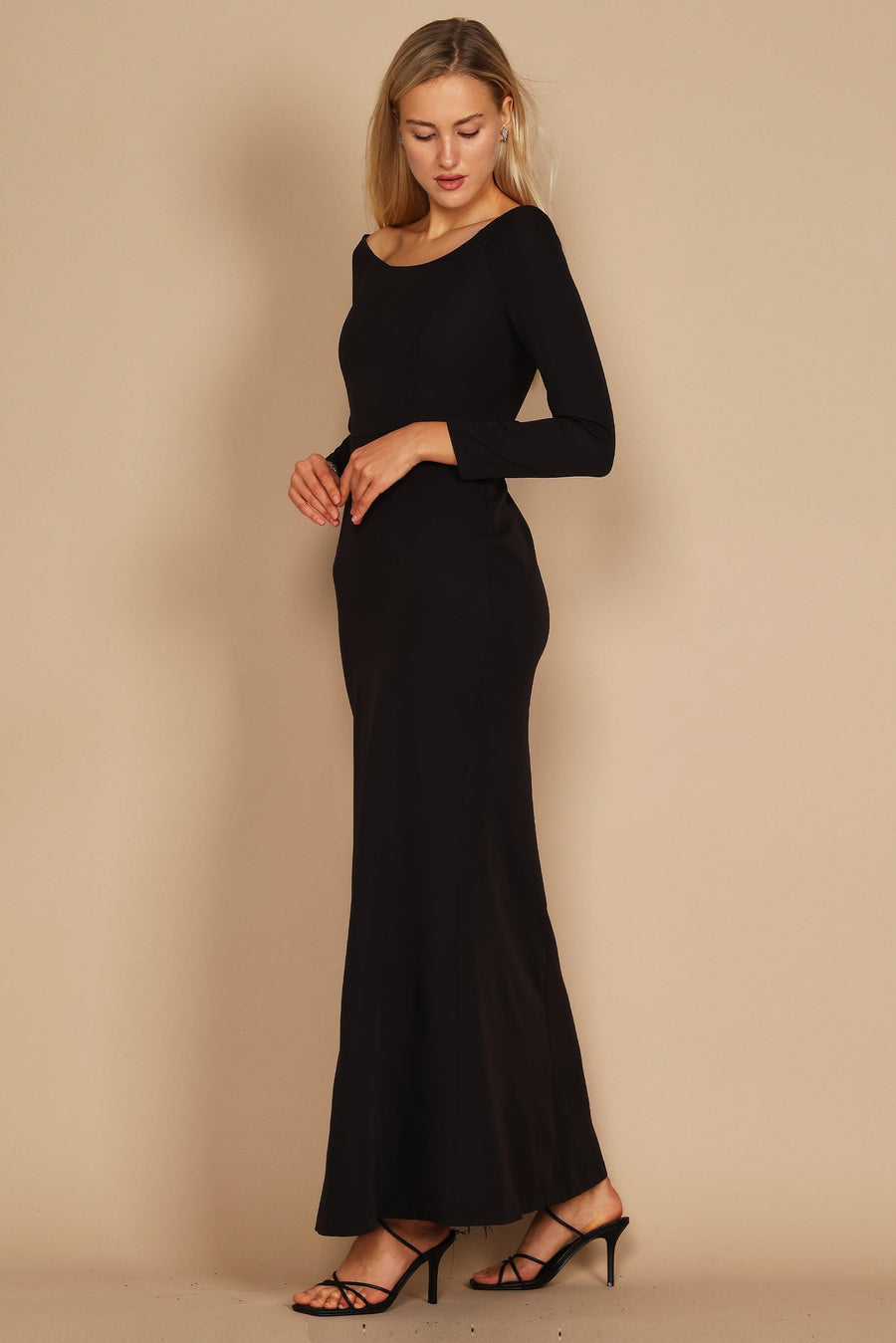 Laundry by Shelli Segal Long Fitted Formal Dress - The Dress Outlet