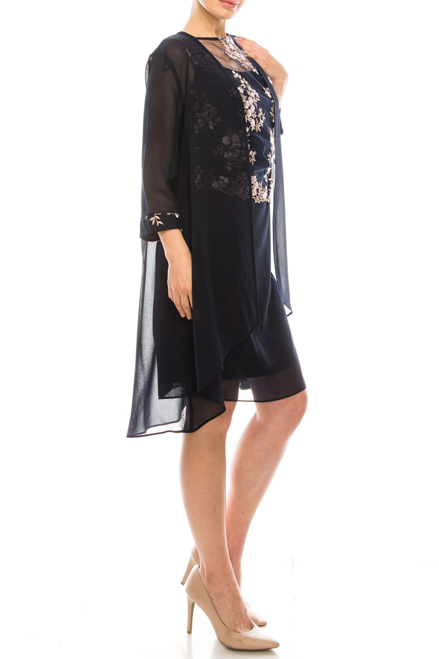 Le Bos Short Mother of the Bride Jacket Dress 28062 - The Dress Outlet