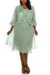 Le Bos Short Plus Size Jacket Cocktail Dress 27634 - The Dress Outlet