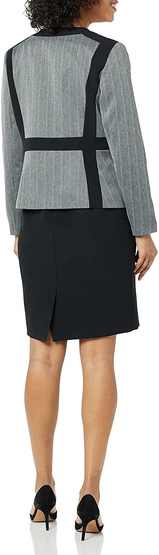 Le Suit Short Sleeveless Jacket Cocktail Dress - The Dress Outlet