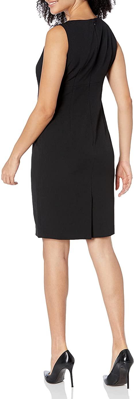 Le Suit Short Sleeveless Two Piece Set Jacket Dress - The Dress Outlet