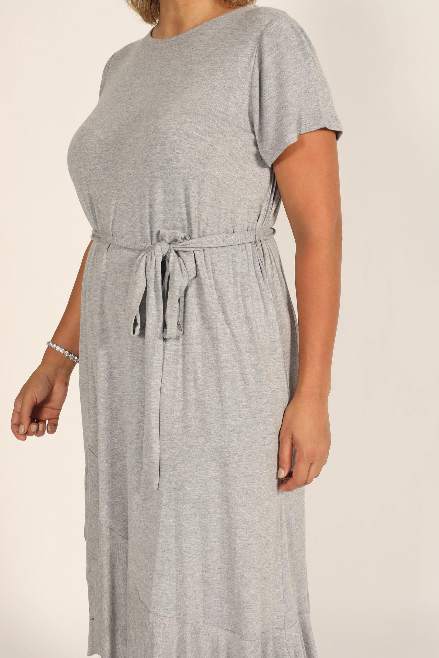 London Times Short Plus Size High Low Dress T5769W - The Dress Outlet
