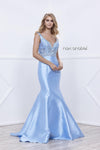 Long Fitted Formal Gown Mermaid Prom Dress - The Dress Outlet Nox Anabel
