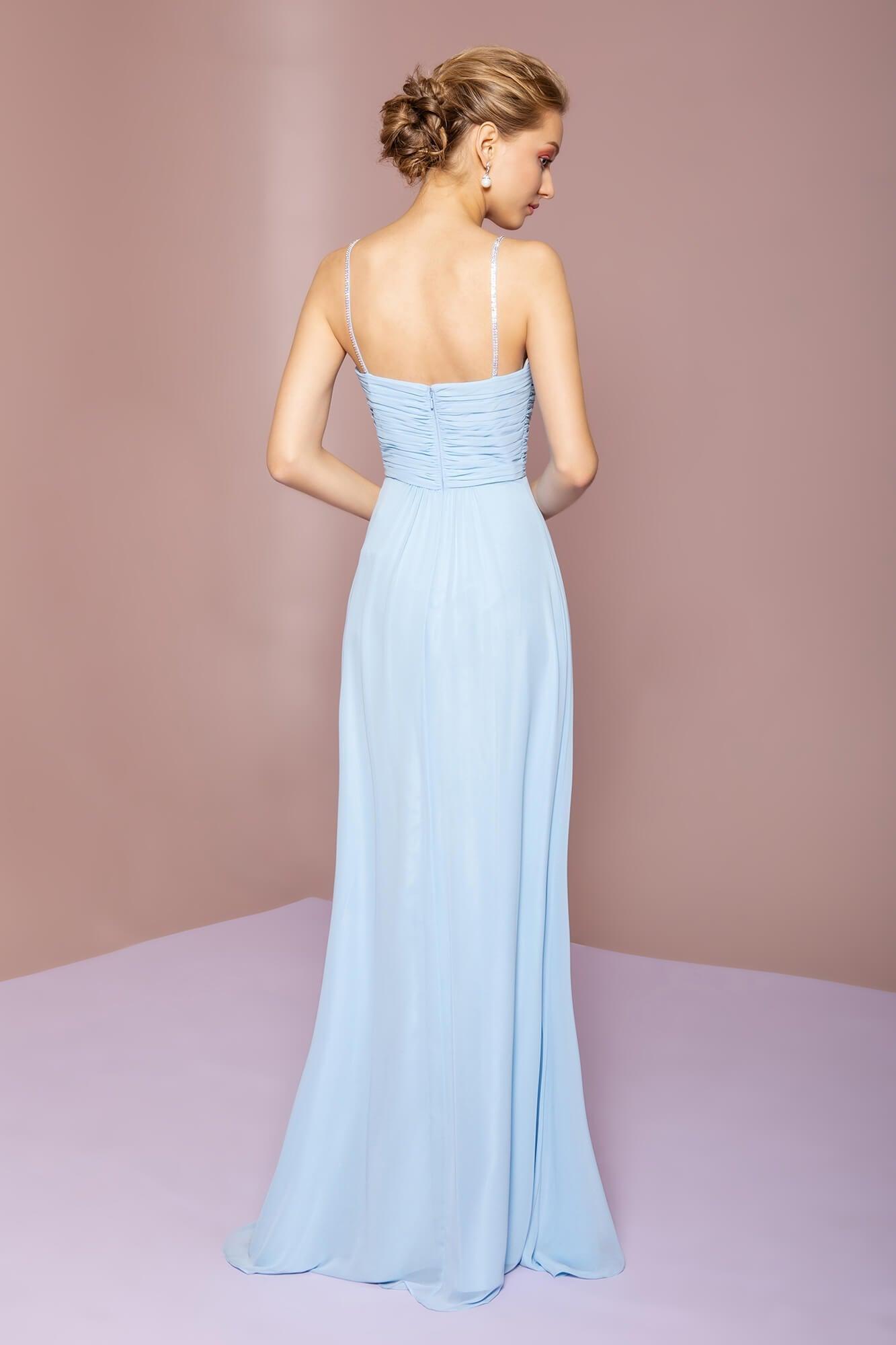 Long Formal Chiffon Dress Bridesmaid - The Dress Outlet Elizabeth K