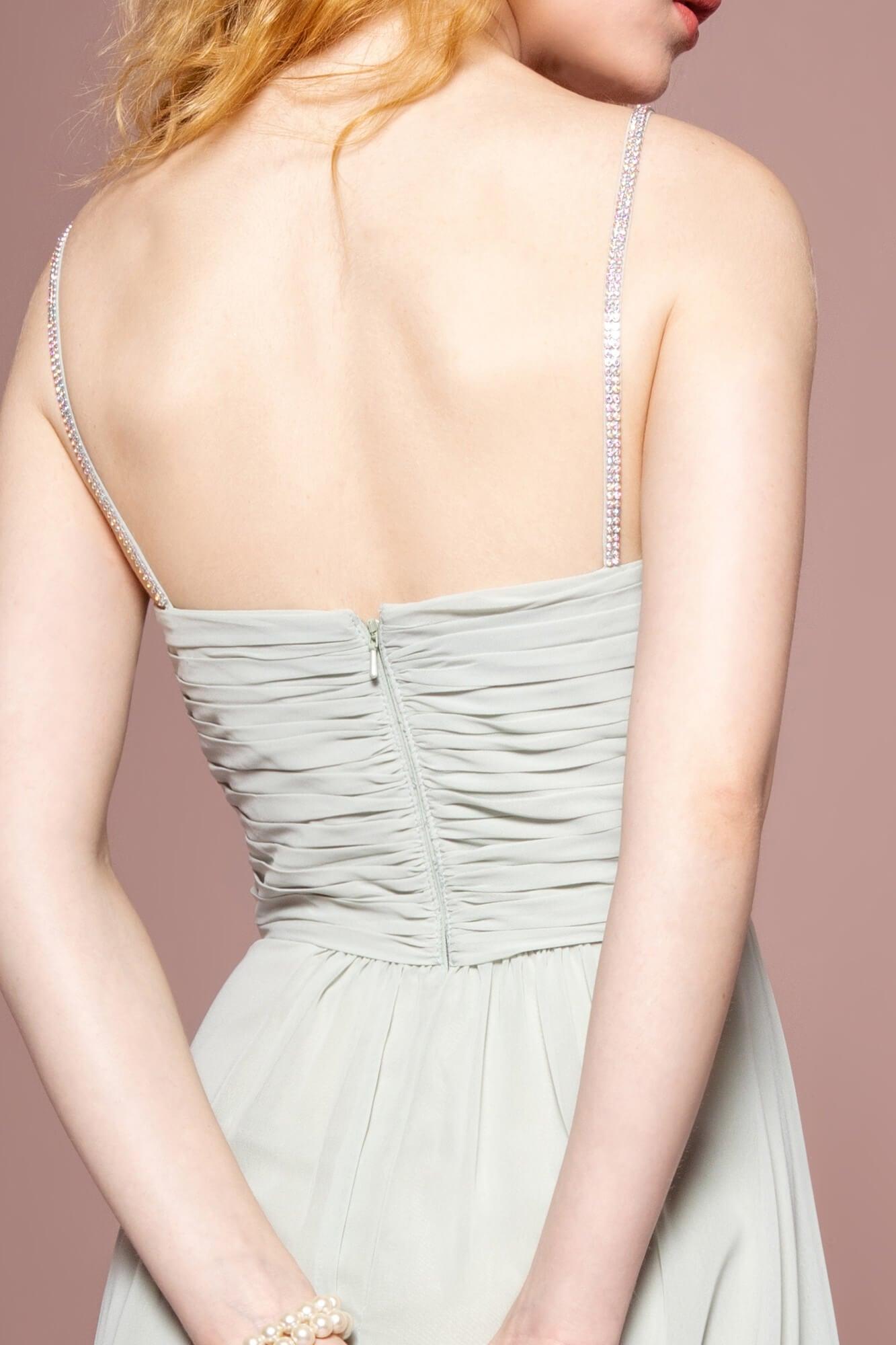 Long Formal Chiffon Dress Bridesmaid - The Dress Outlet Elizabeth K