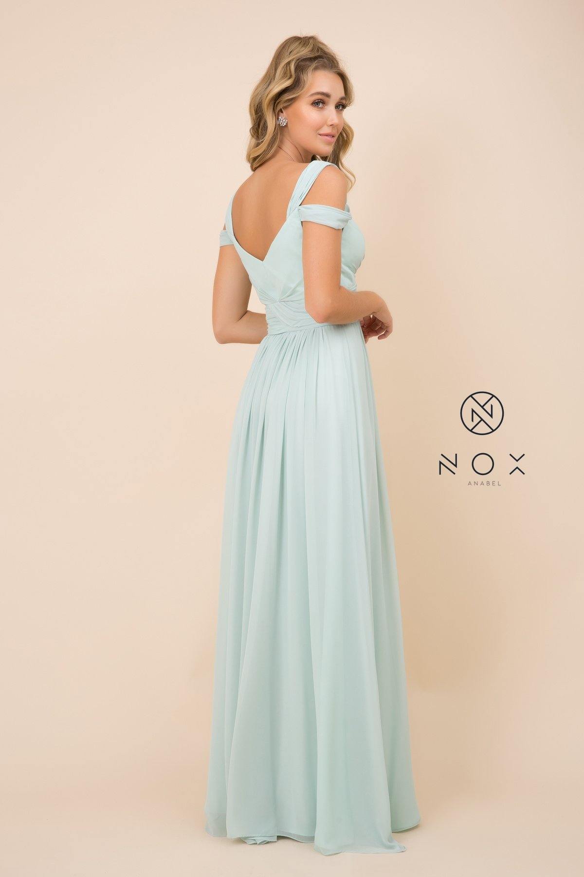 Long Formal Dress Bridesmaid - The Dress Outlet Nox Anabel
