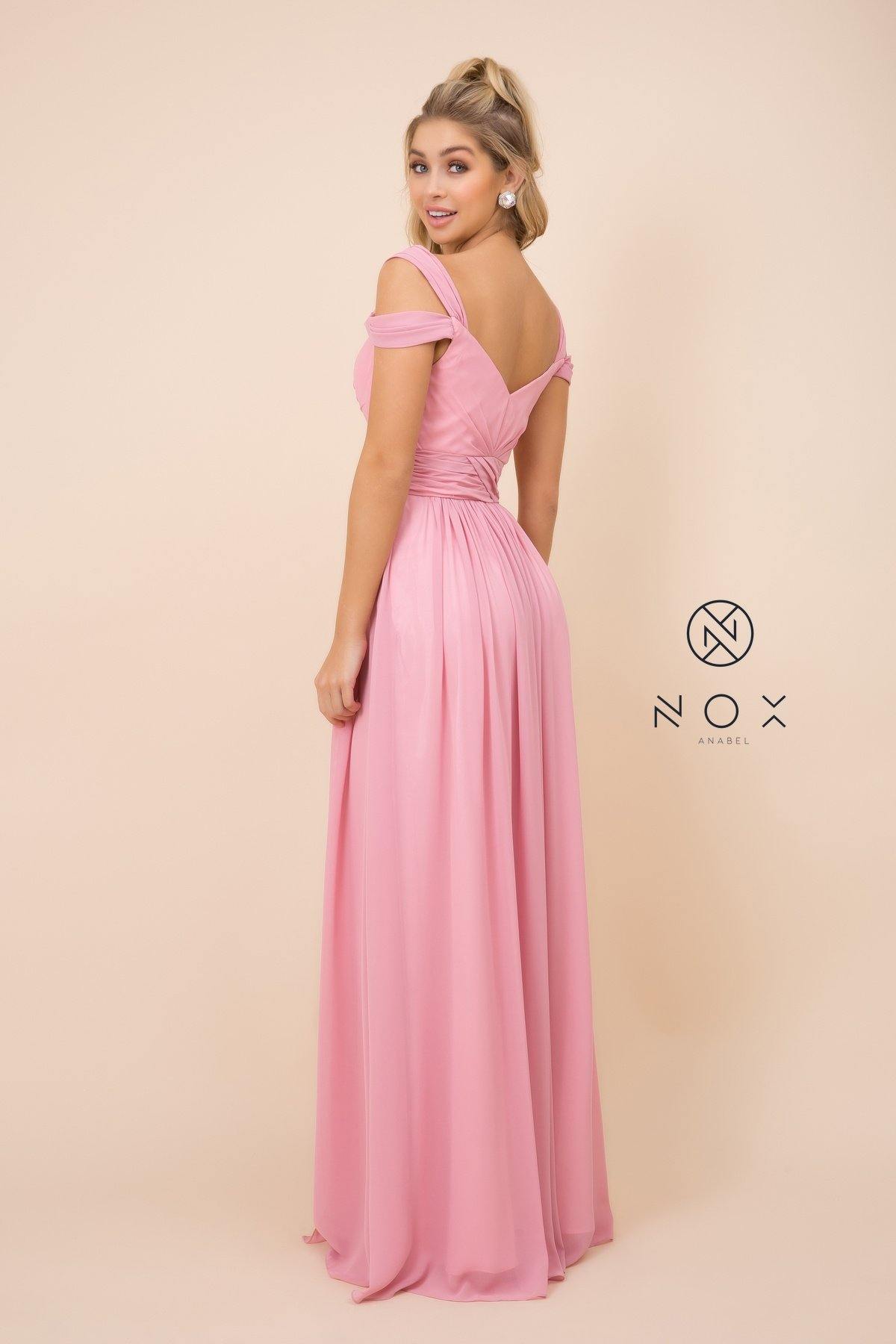 Long Formal Dress Bridesmaid - The Dress Outlet Nox Anabel