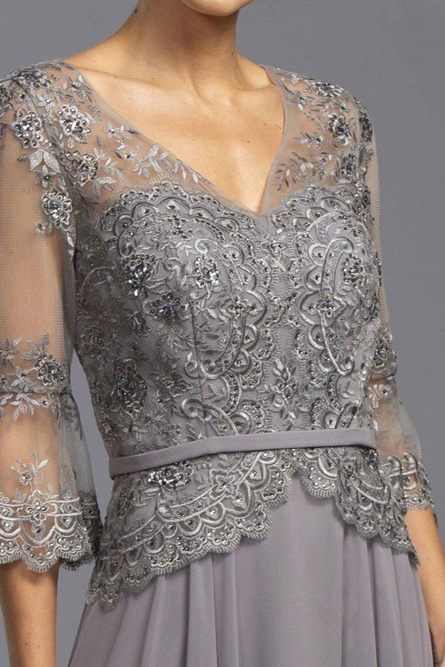 Long Formal Dress Mother of the Bride - The Dress Outlet ASpeed