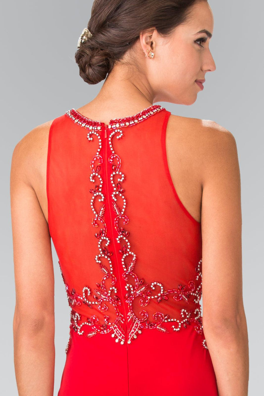 Long Formal Fitted Prom Dress Evening Gown - The Dress Outlet Elizabeth K