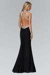 Long Formal Halter Neck Evening Prom Dress - The Dress Outlet Elizabeth K