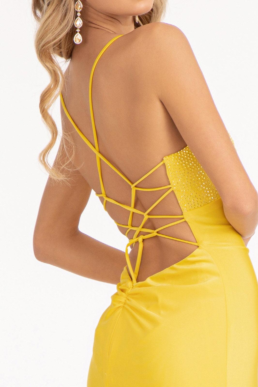 Long Formal Mermaid Fit Prom Dress - The Dress Outlet