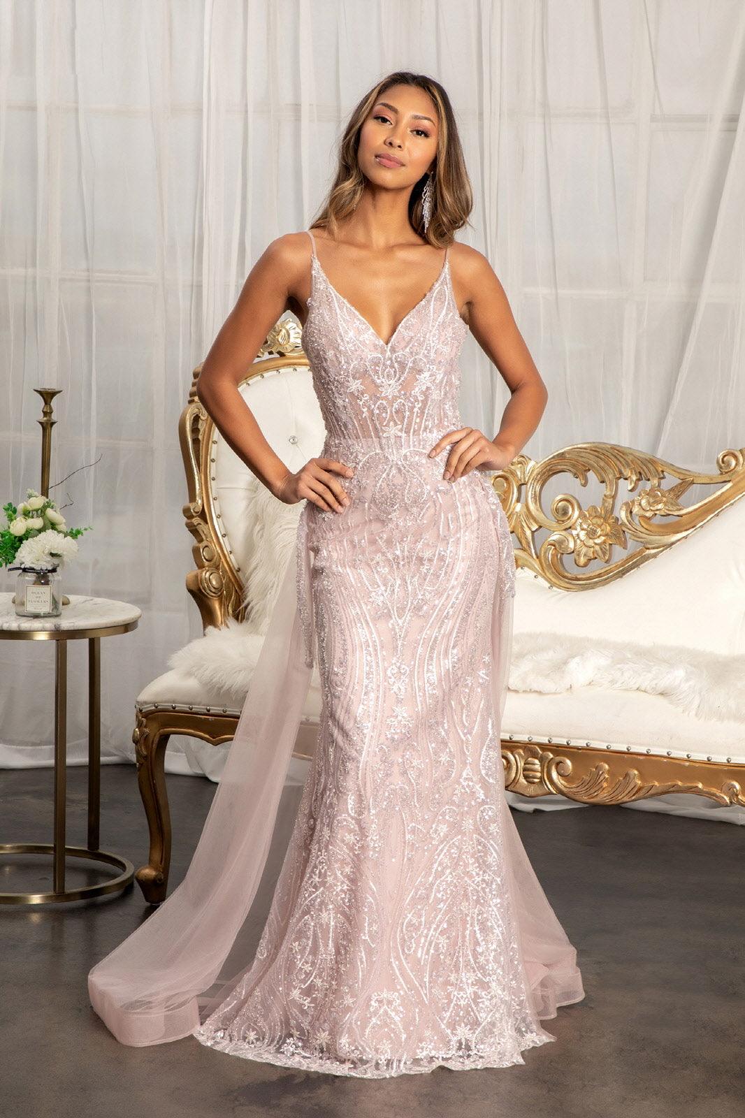 Long Formal Mermaid Prom Dress - The Dress Outlet