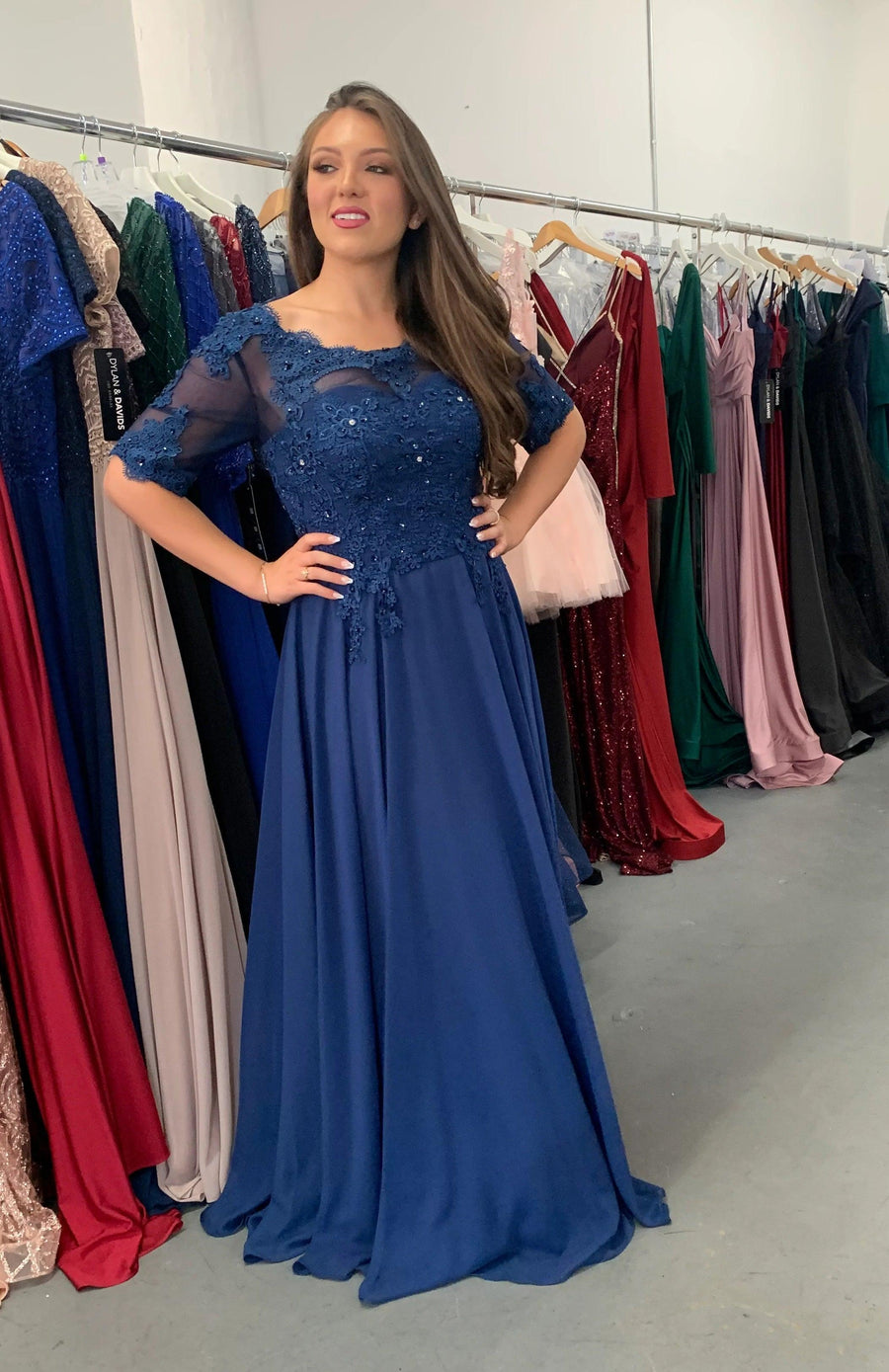 Long Formal Mother of the Bride Dress Sale - The Dress Outlet