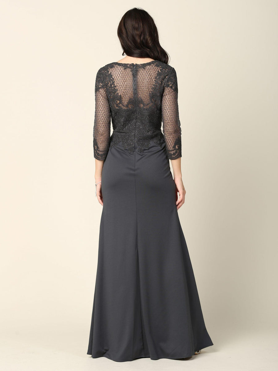Long Formal Mother of the Bride Dress - The Dress Outlet