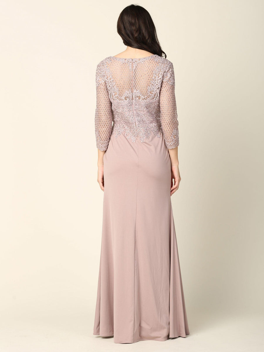 Long Formal Mother of the Bride Dress - The Dress Outlet