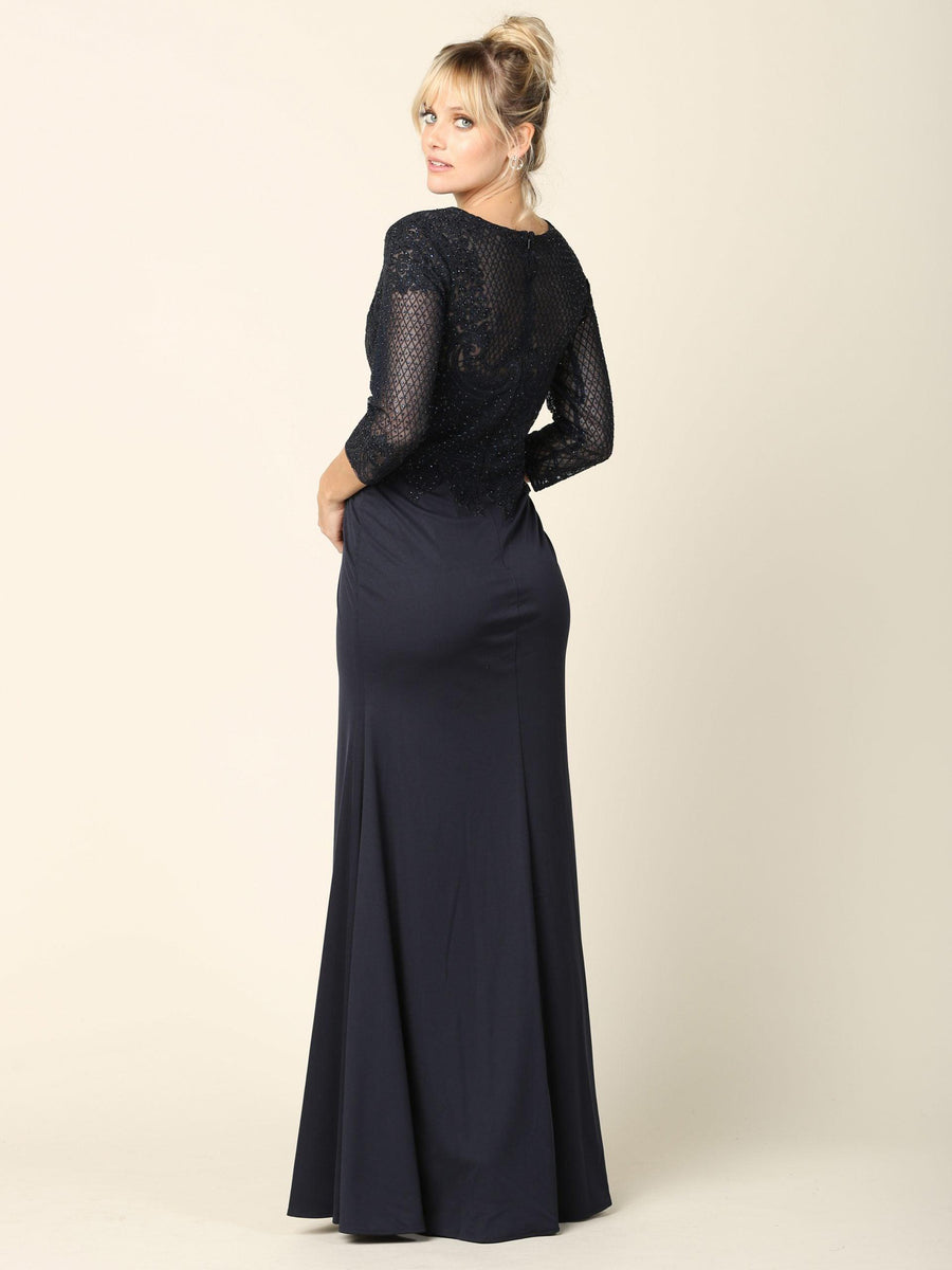 Long Formal Mother of the Bride Dress - The Dress Outlet