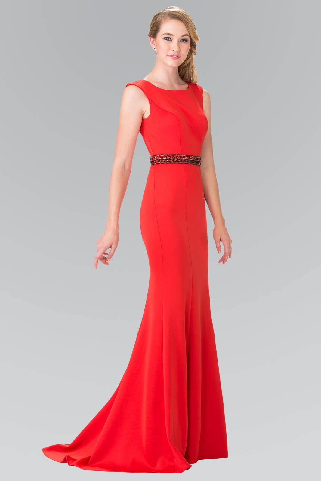 Long Formal Sleeveless Formal Prom Dress - The Dress Outlet Elizabeth K