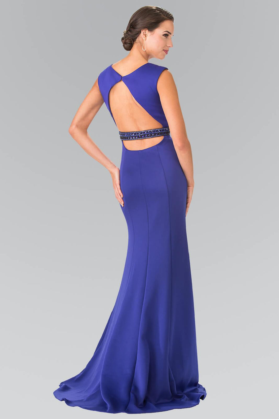 Long Formal Sleeveless Formal Prom Dress - The Dress Outlet Elizabeth K