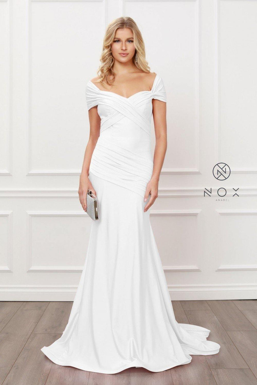 Long Fitted Wedding Dress - The Dress Outlet