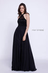 Long High Neck Halter Formal Bridesmaid Dress - The Dress Outlet Nox Anabel
