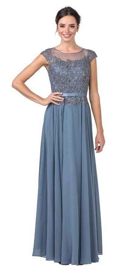 Long Mother of the Bride Dress Sale - The Dress Outlet