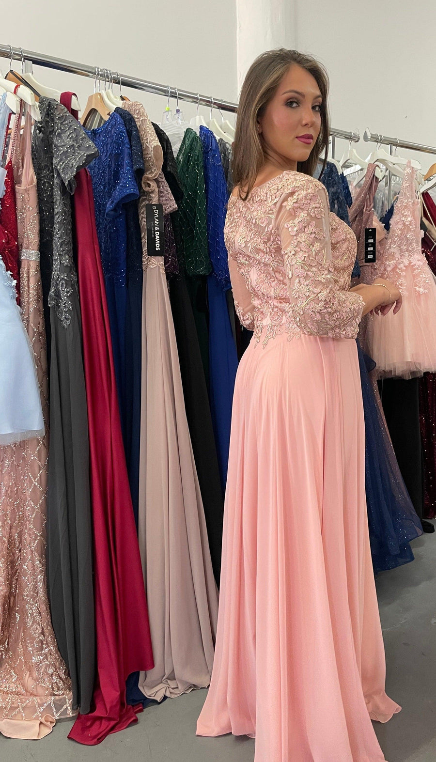 Long Mother of the Bride Dress Sale - The Dress Outlet