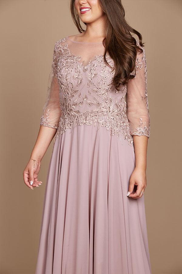 Long Mother of the Bride Dress Sale - The Dress Outlet