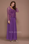 Long Mother of the Bride Dress with Jacket - The Dress Outlet Nox Anabel