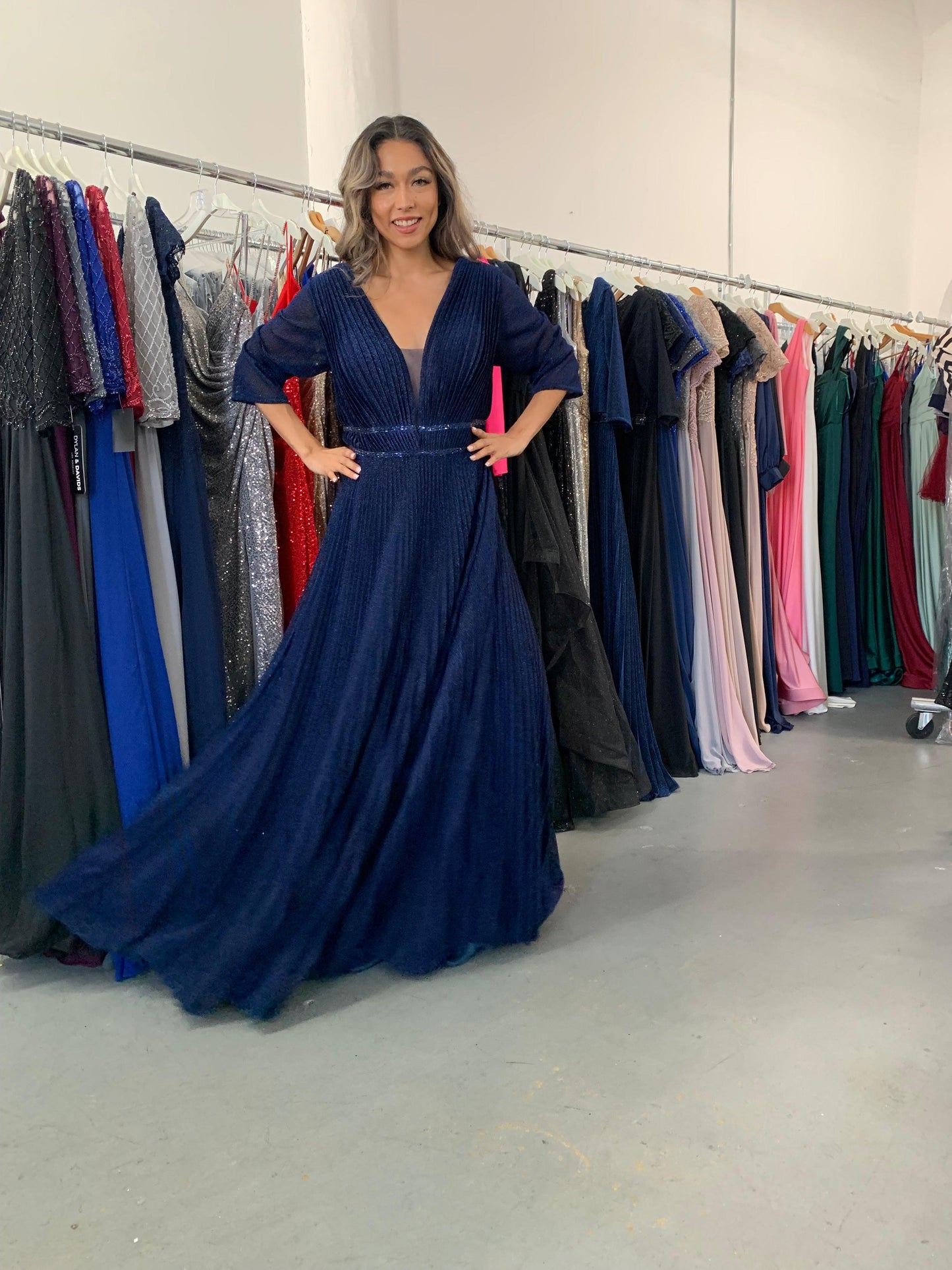 Long Mother of the Bride Formal Dress Size 12 - The Dress Outlet