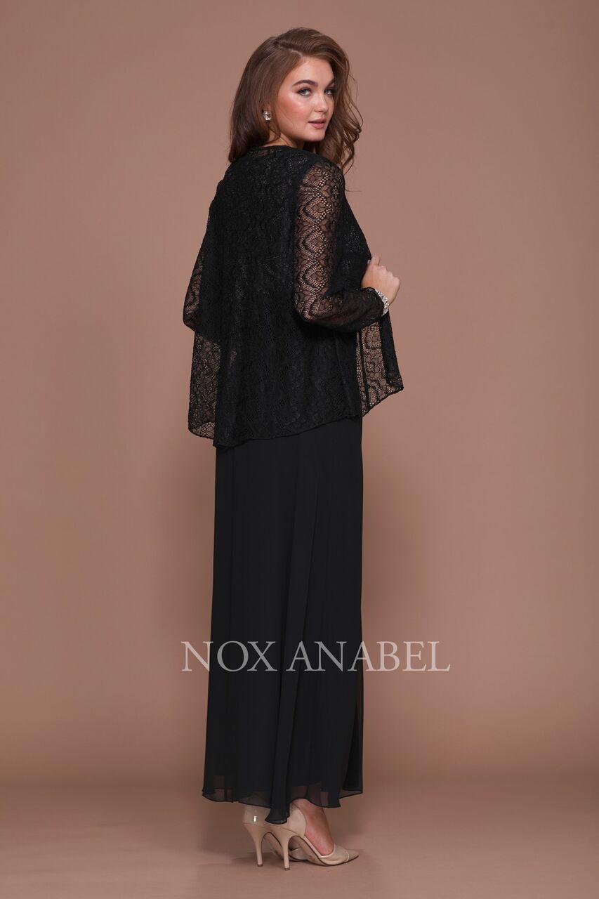 Long Mother of the Bride Formal Dress with Jacket - The Dress Outlet Nox Anabel