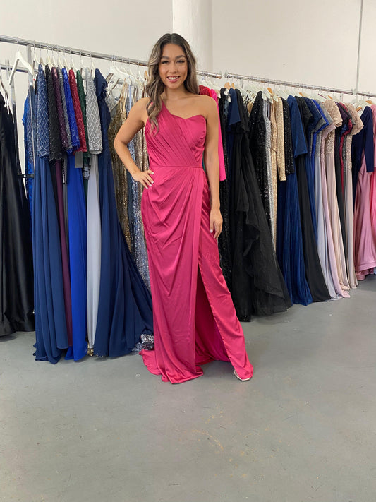Long One Shoulder Formal Dress Sale - The Dress Outlet