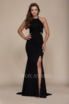 Long Open Back Cutout Prom Dress Evening Gown - The Dress Outlet Nox Anabel