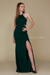 Long Open Back Cutout Prom Dress Evening Gown - The Dress Outlet Nox Anabel