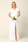 Long Short Sleeve Mother of the Bride Dress Sale - The Dress Outlet